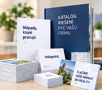 Katalógy, vizitky a letáky Visioprint